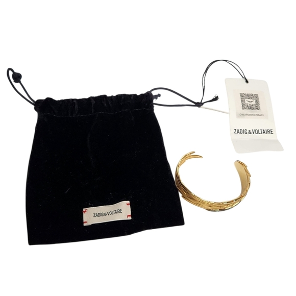 Zadig & Voltaire Rock Feather Spread Your Wings Bracelet - Picture 5 of 9